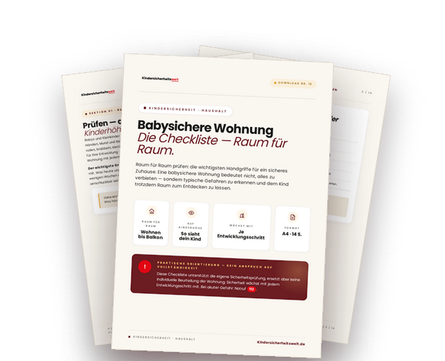 Vorschau der Checkliste Babysichere Wohnung