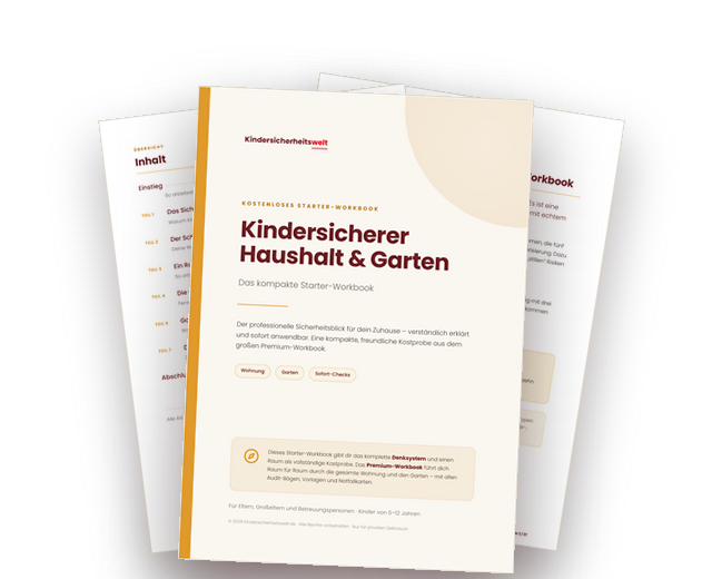 Vorschau Starter-Workbook Kindersicherer Haushalt & Garten